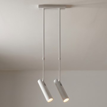 Brilagi - Lustr na tyči SELE 2xGU10/30W/230V bílá