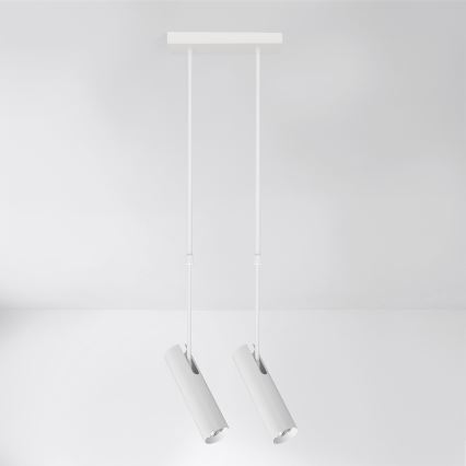 Brilagi - Lustr na tyči SELE 2xGU10/30W/230V bílá