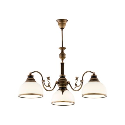 Brilagi - Lustr na tyči TAURUS 3xE27/15W/230V pr. 70 cm bronz
