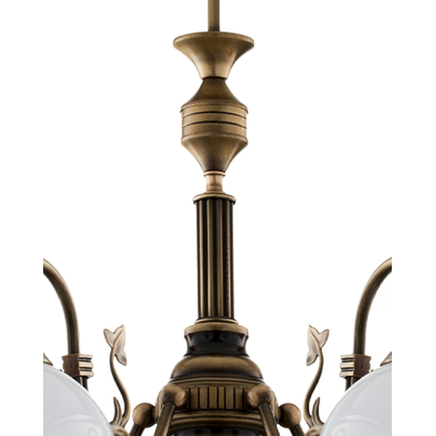 Brilagi - Lustr na tyči TAURUS 5xE27/15W/230V pr. 70 cm bronz
