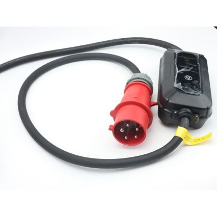 Brilagi - Cestovní nabíjecí stanice EV pro elektromobily FAST AC Type 2 16A/380V 11kW + zástrčka 230V, 3,7kW 5m + pouzdro
