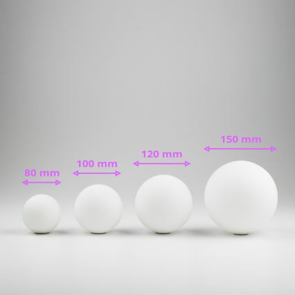 Brilagi - Náhradní sklo k lustru, nástěnnému svítidlu a lampě MISTEL, MILLA pr. 10 cm bílá