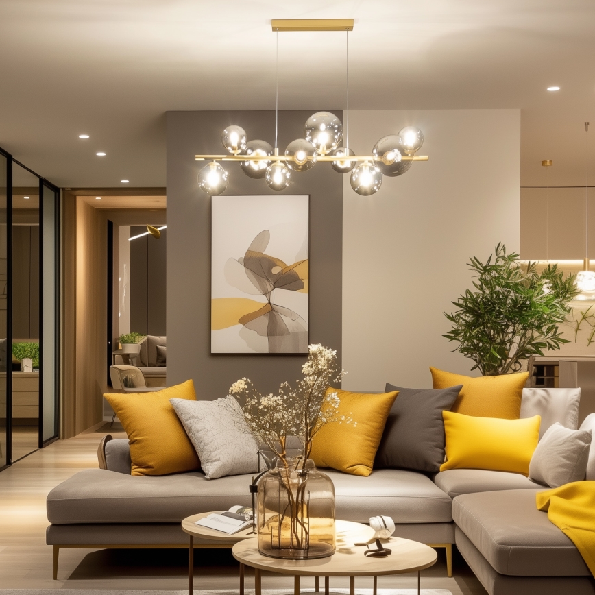 Brilagi - Náhradní sklo k lustru, nástěnnému svítidlu a lampě MISTEL, MILLA pr. 10 cm kouřová