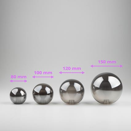 Brilagi - Náhradní sklo k lustru, nástěnnému svítidlu a lampě MISTEL, MILLA pr. 12 cm kouřová