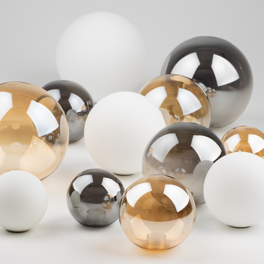 Brilagi - Náhradní sklo k lustru, nástěnnému svítidlu a lampě MISTEL, MILLA pr. 12 cm kouřová