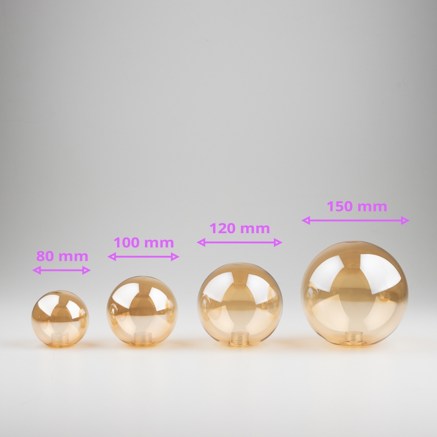 Brilagi - Náhradní sklo k lustru, nástěnnému svítidlu a lampě MISTEL, MILLA pr. 15 cm zlatá