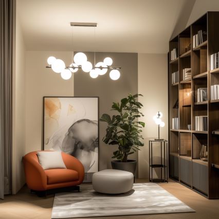 Brilagi - Náhradní sklo k lustru, nástěnnému svítidlu a lampě MISTEL, MILLA pr. 8 cm bílá