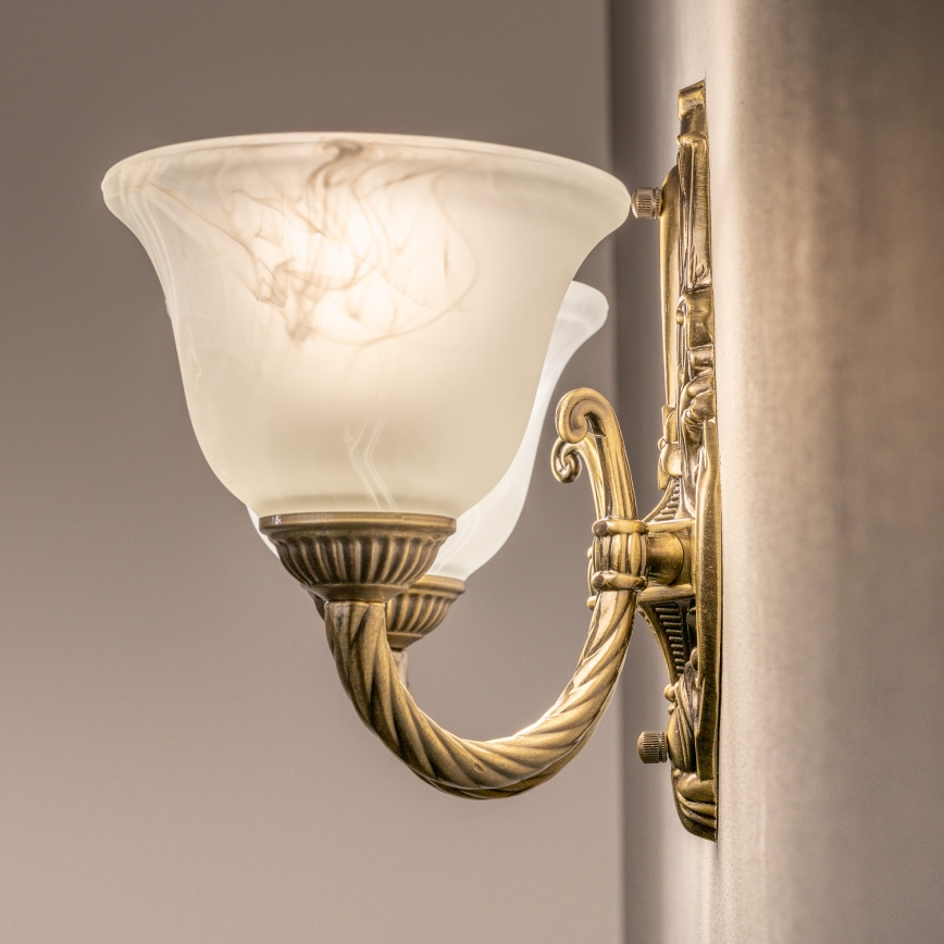 BRILAGI - Náhradní sklo k lustru a nástěnné lampě CLASSIC E14 pr. 11 cm bílá