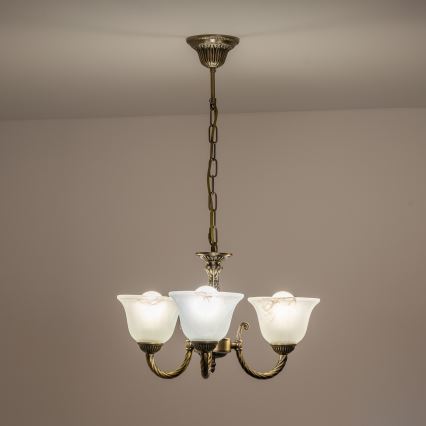 BRILAGI - Náhradní sklo k lustru a nástěnné lampě CLASSIC E14 pr. 11 cm bílá