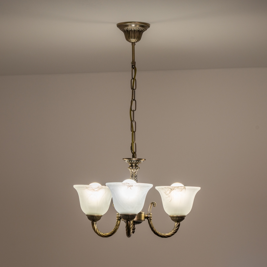 BRILAGI - Náhradní sklo k lustru a nástěnné lampě CLASSIC E14 pr. 11 cm bílá