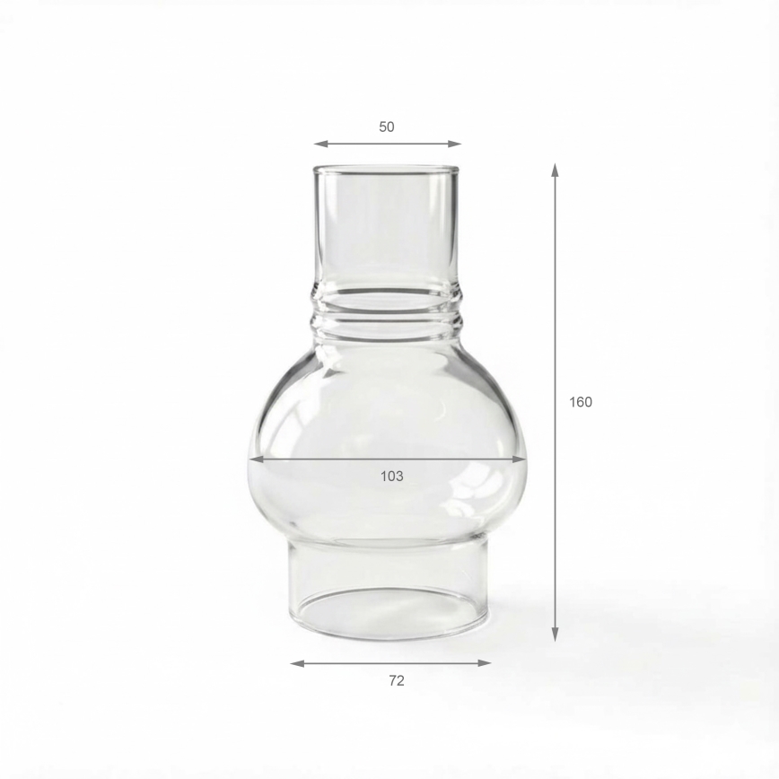 Brilagi - Náhradní sklo k petrolejové lampě MERLIN