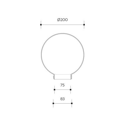 Brilagi - Náhradní stínidlo univerzální HARBOR E27 pr. 20 cm zlatá