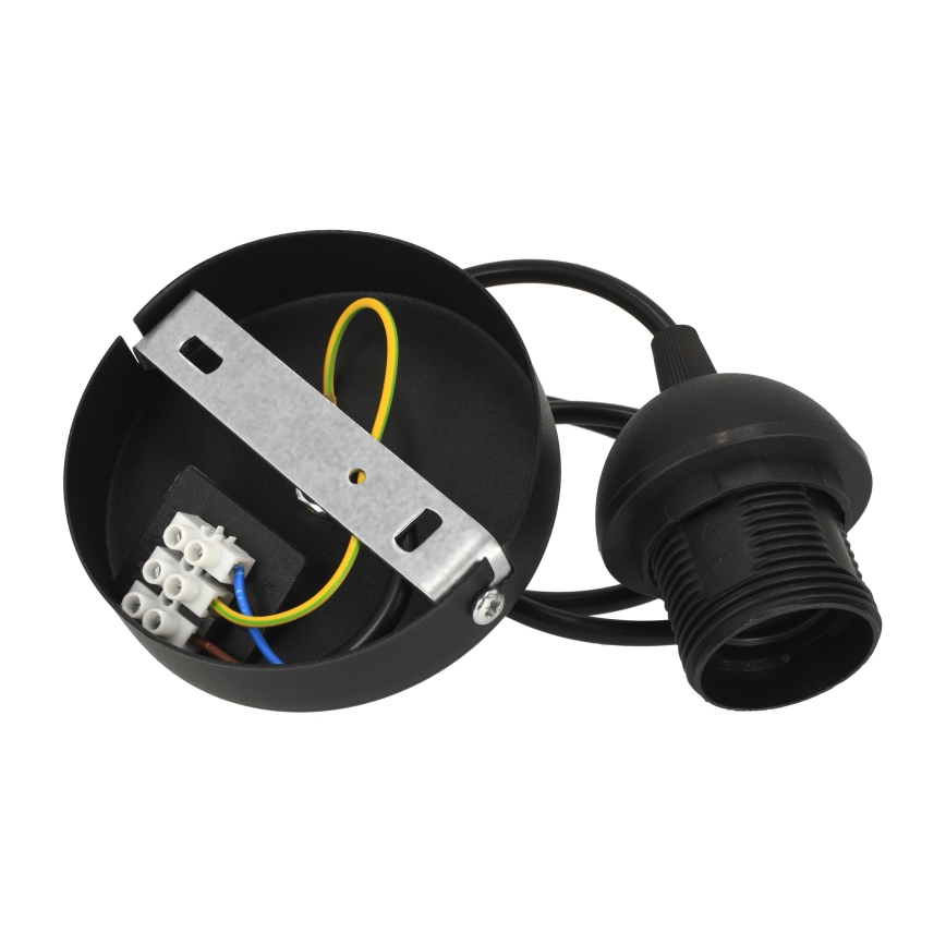 Brilagi - Napájecí kabel PARTY 1xE27/60W/230V pr. 10 cm černá