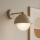 Brilagi - Nástěnná lampa 1xE27/60W/230V béžová/zlatá
