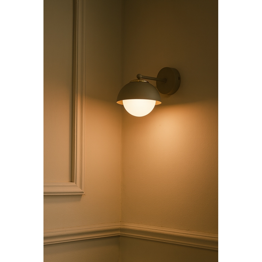 Brilagi - Nástěnná lampa 1xE27/60W/230V béžová/zlatá
