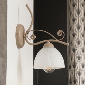 Brilagi - Nástěnná lampa ANTICO MODERN 1xE27/60W/230V béžová