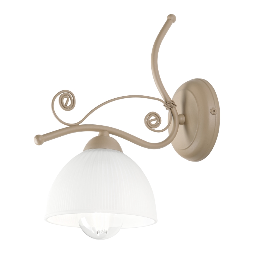Brilagi - Nástěnná lampa ANTICO MODERN 1xE27/60W/230V béžová