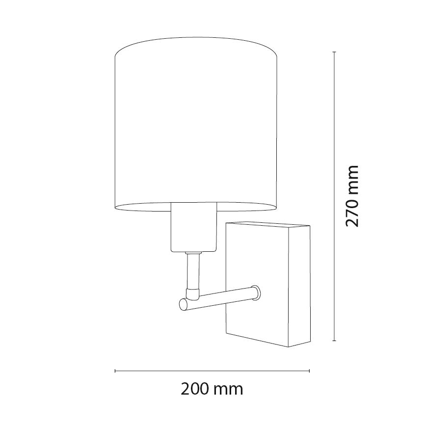 Brilagi - Dětská nástěnná lampa BOBO WOOD 1xE27/25W/230V dub/černá/bílá/zvířátka