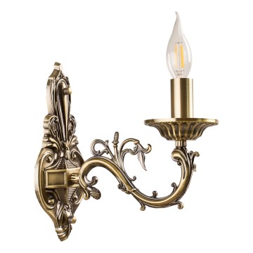 Brilagi - Nástěnná lampa CLASSIC 1xE14/10W/230V mosaz