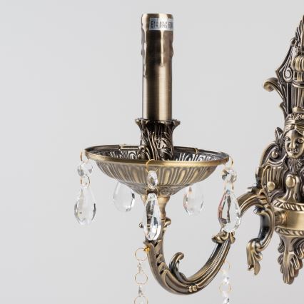 BRILAGI - Nástěnná lampa CLASSIC 1xE14/60W/230V mosaz