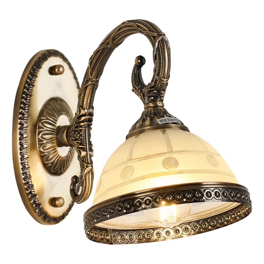 Brilagi - Nástěnná lampa CLASSIC 1xE27/60W/230V mosaz