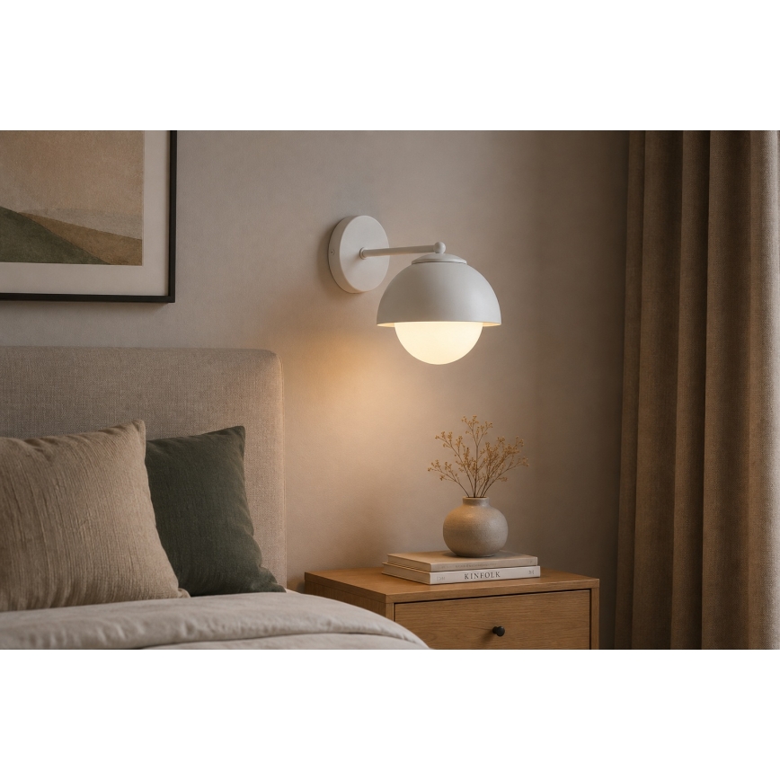 BRILAGI - Nástěnná lampa COSMO 1xE27/60W/230V bílá/zlatá