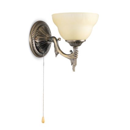 BRILAGI - Nástěnná lampa DAHLIA 1xE27/40W/230V mosaz