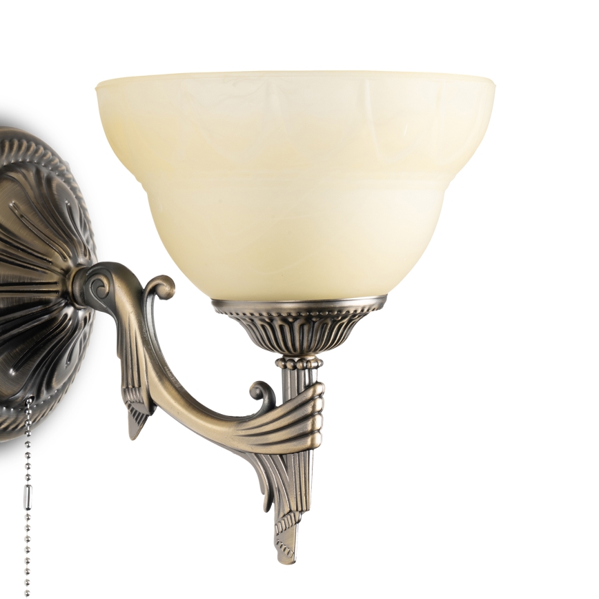 BRILAGI - Nástěnná lampa DAHLIA 1xE27/40W/230V mosaz