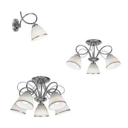 Brilagi - Nástěnná lampa FRED 1xE27/60W/230V lesklý chrom