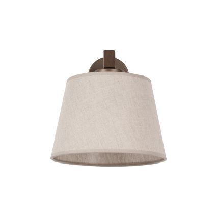 Brilagi - Nástěnná lampa LATTE 1xE27/60W/230V borovice/béžová