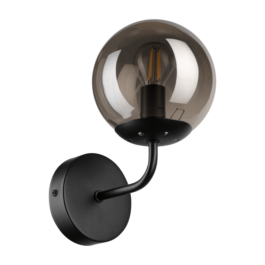 Brilagi - Nástěnná lampa MALIVA 1xE14/15W/230V černá/kouřová