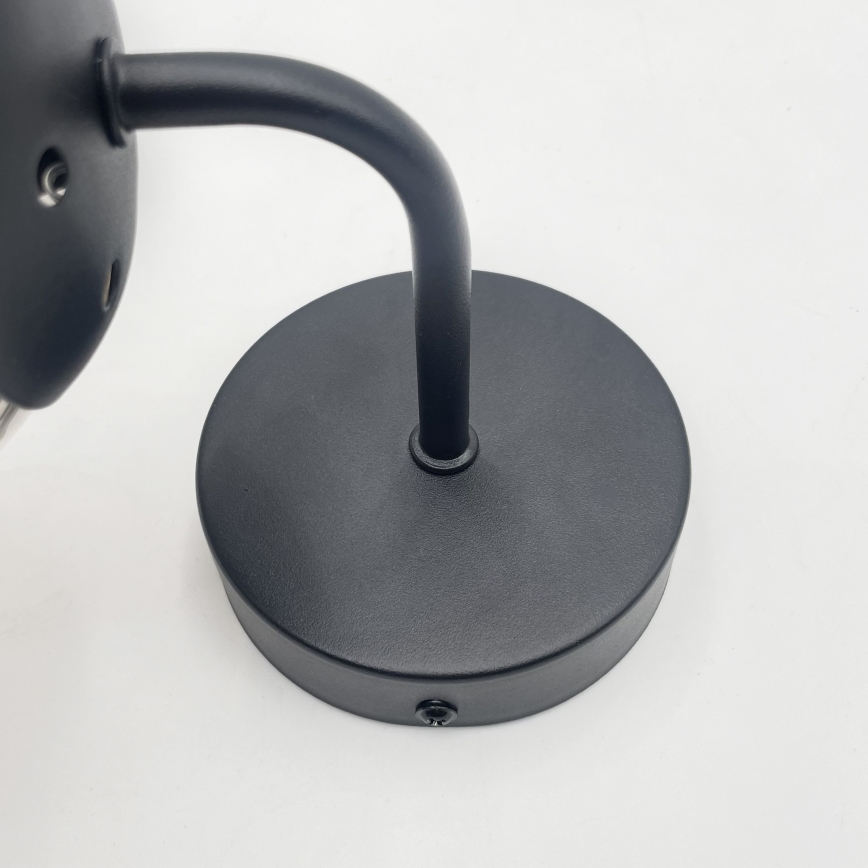 Brilagi - Nástěnná lampa MALIVA 1xE14/15W/230V černá/kouřová