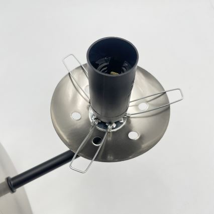 Brilagi - Nástěnná lampa MALIVA 1xE14/15W/230V matný chrom/kouřová