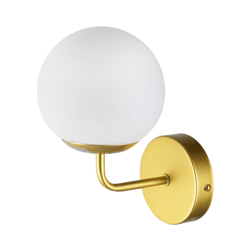 Brilagi - Nástěnná lampa MALIVA 1xE14/15W/230V zlatá/bílá