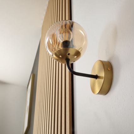 Brilagi - Nástěnná lampa MALIVA 1xE14/15W/230V zlatá
