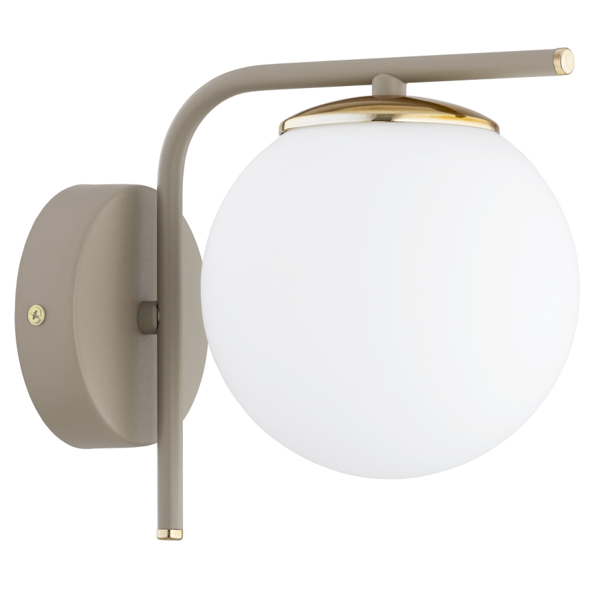 Brilagi - Nástěnná lampa MILO ECRU 1xE27/60W/230V béžová/zlatá