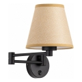 BRILAGI - Nástěnná lampa NUBILA 1xE27/15W/230V béžová/černá