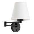 BRILAGI - Nástěnná lampa NUBILA 1xE27/15W/230V bílá/černá