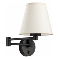 BRILAGI - Nástěnná lampa NUBILA 1xE27/15W/230V krémová/černá
