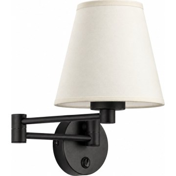 BRILAGI - Nástěnná lampa NUBILA 1xE27/15W/230V krémová/černá