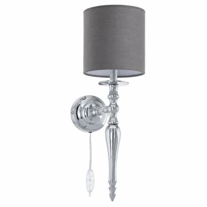 BRILAGI - Nástěnná lampa NUBILA 1xE27/60W/230V lesklý chrom/antracit