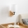 Brilagi - Nástěnná lampa NUBILA WOOD 1xE27/25W/230V dub/bílá