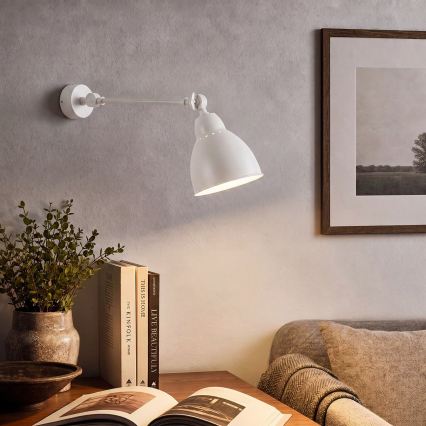 Brilagi - Nástěnná lampa QUILL 1xE27/40W/230V 40 cm bílá