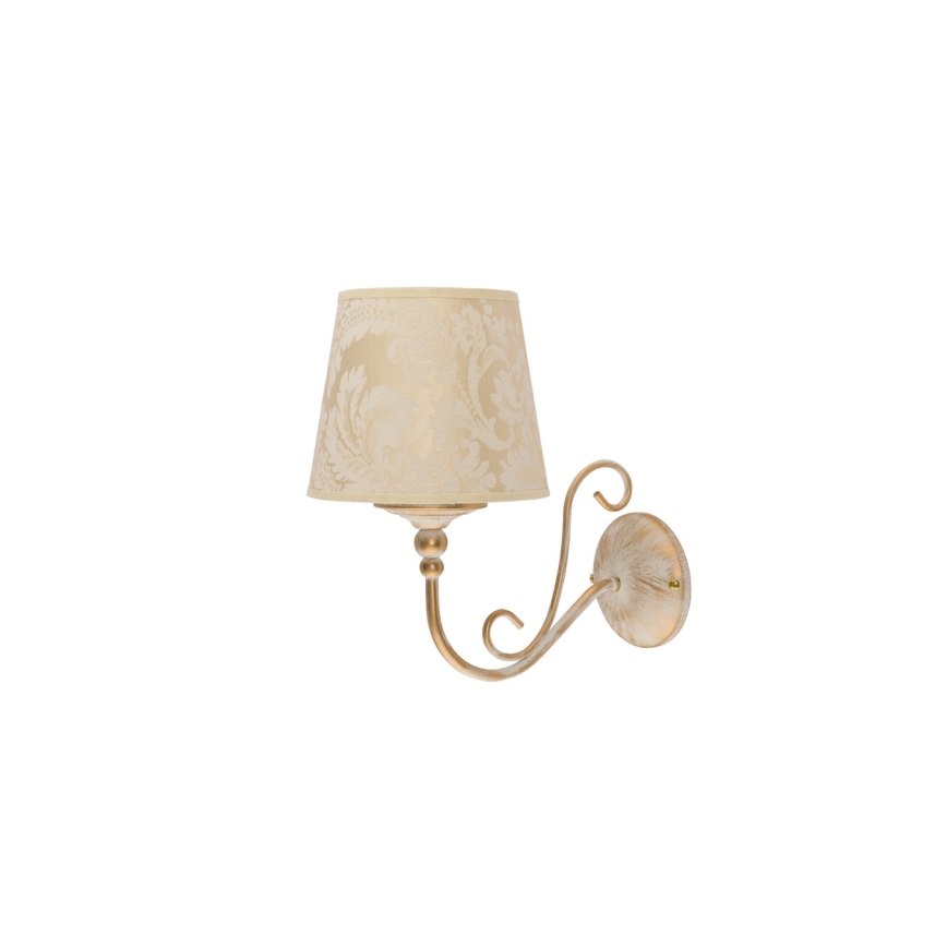 Brilagi - Nástěnná lampa SONIA 1xE27/15W/230V krémová/patina