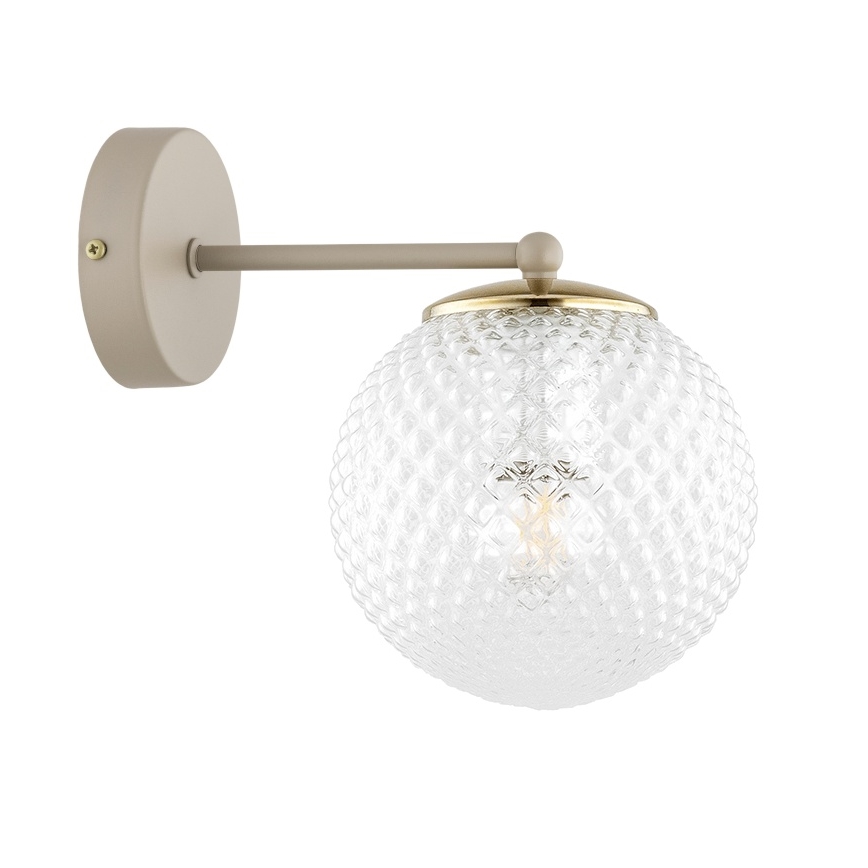 Brilagi - Nástěnná lampa STELLA 1xE27/60W/230V béžová/zlatá