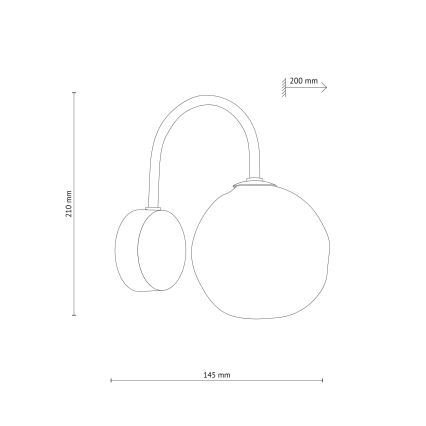 Brilagi - Nástěnná lampa VULCANO 1xG9/8W/230V hnědá/kouřová béžová