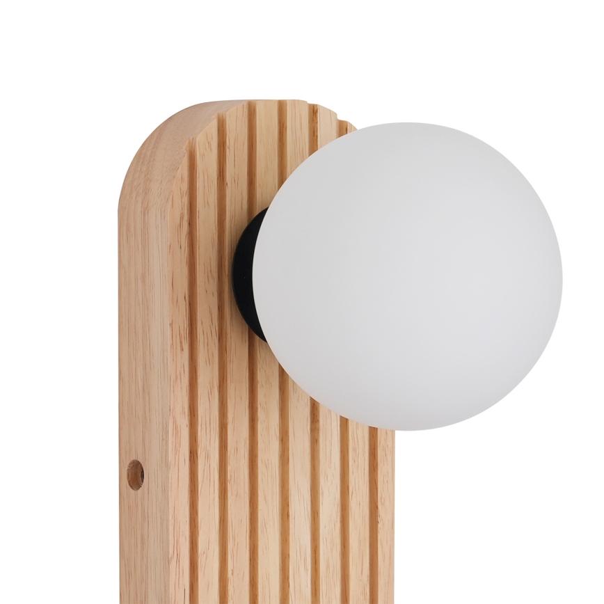 Brilagi - Nástěnné bodové svítidlo MODERN WOOD 1xG9/5W/230V + 1xGU10/8W dřevo