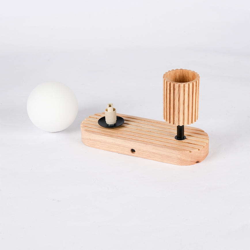 Brilagi - Nástěnné bodové svítidlo MODERN WOOD 1xG9/5W/230V + 1xGU10/8W dřevo