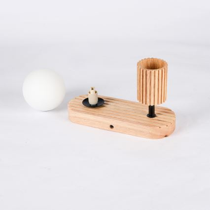 Brilagi - Nástěnné bodové svítidlo MODERN WOOD 1xG9/5W/230V + 1xGU10/8W kaučukovník