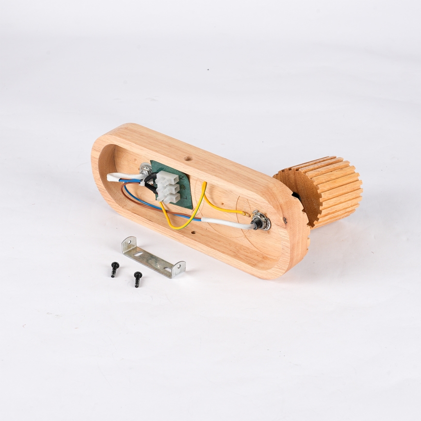 Brilagi - Nástěnné bodové svítidlo MODERN WOOD 1xG9/5W/230V + 1xGU10/8W kaučukovník